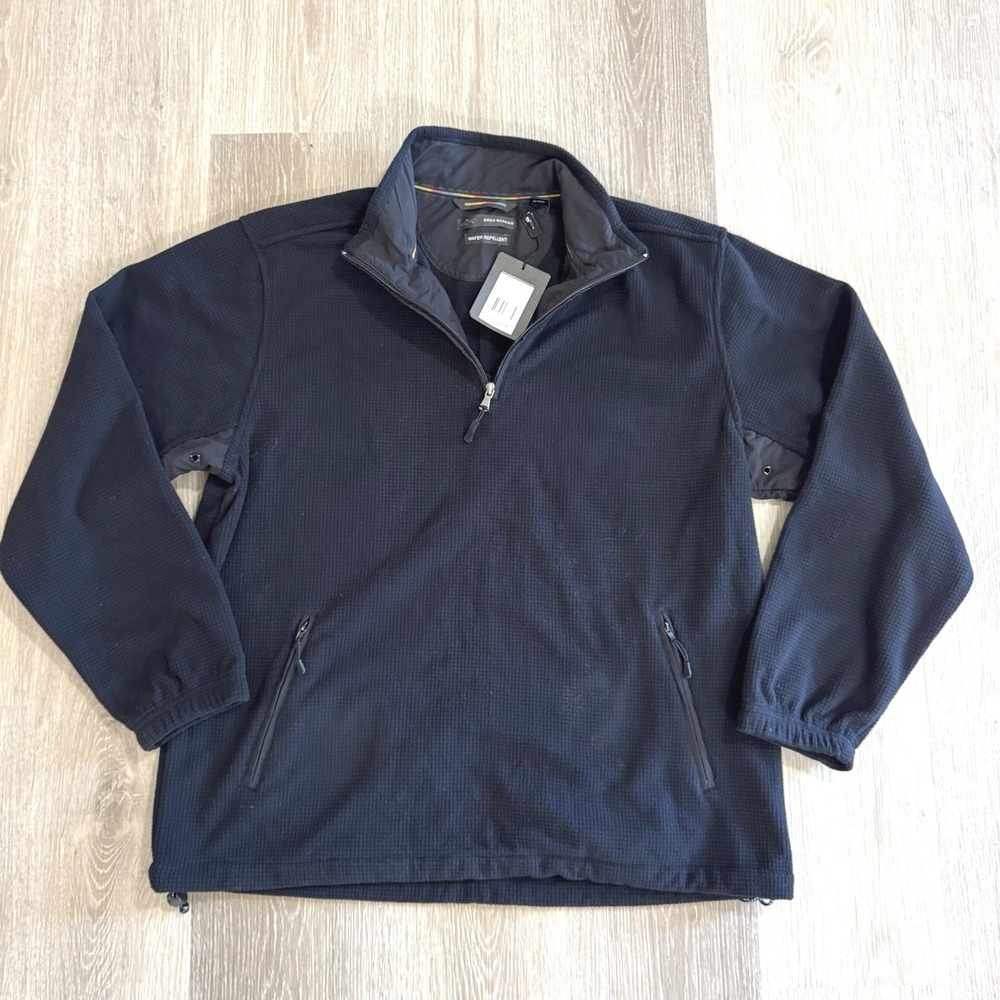 Greg Norman Black Play Dry Golf Pullover 1/4 Zip Men's Size M